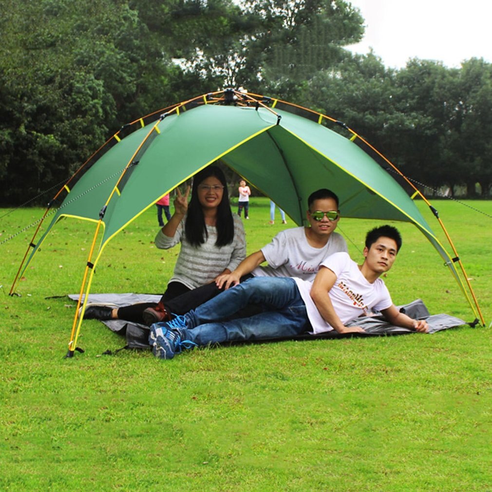 Cheap Goat Tents DESERTCAMEL CS070 3 Three used Automatic Tent Portable Rainproof Tent Double Layers Outdoor Camping Hiking Tent For 2 Persons   